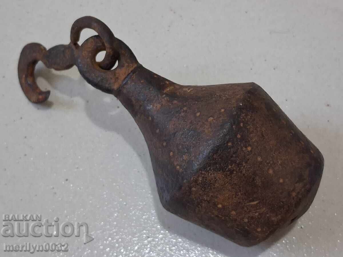 Βουλγαρική ζυγαριά με ρόπαλο Οθωμανικής Αυτοκρατορίας, βαρίδι - 6