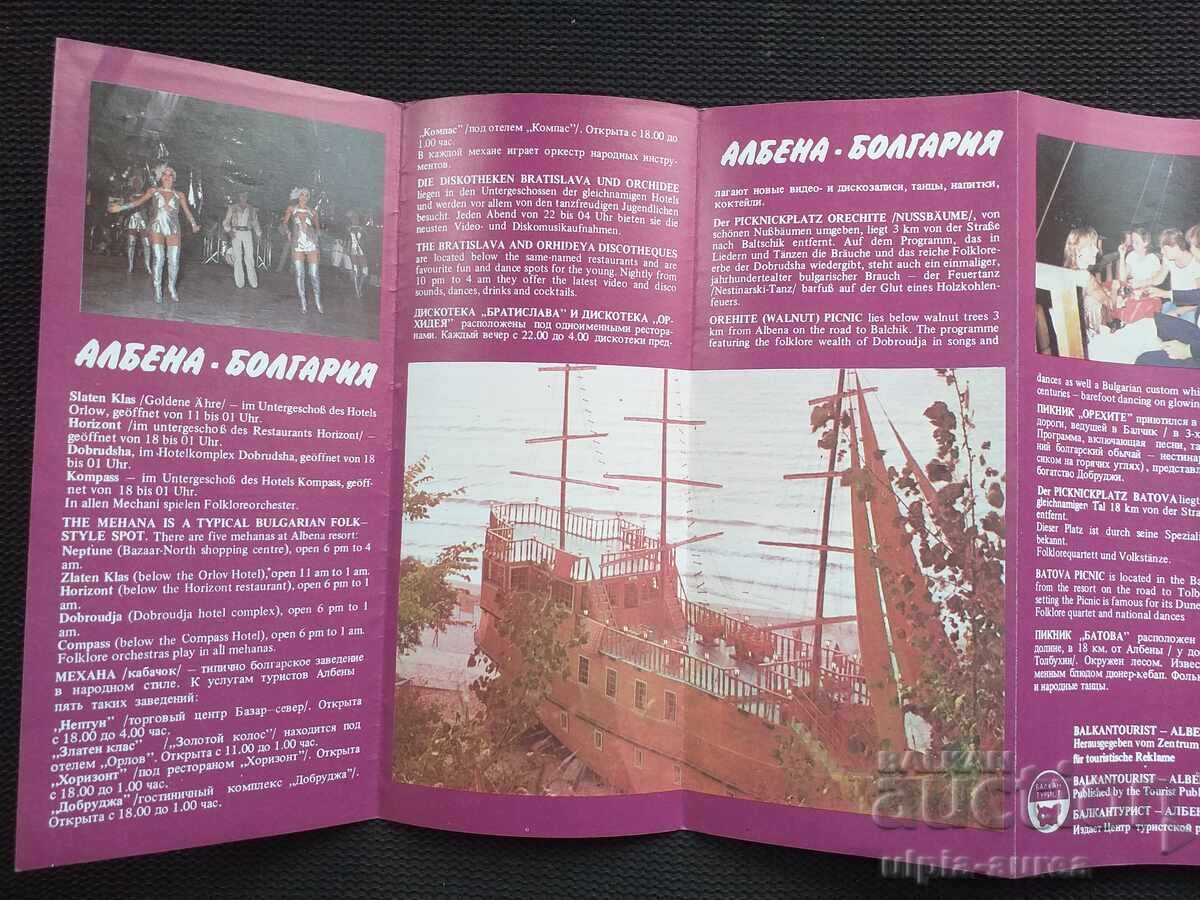 Delivery of Albena social brochure Delivery of Albena social brochure