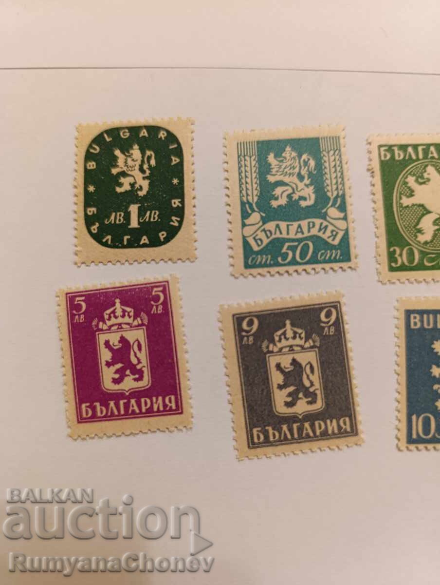 Пощенски марки България - редовни лъв и държавният герб 1945 с цена 1.00 лв. | € 0.51 Пощенски марки България - редовни лъв и държавният герб 1945 с цена 1.00 лв. | € 0.51