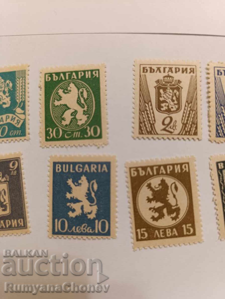 Аукцион Пощенски марки България - редовни лъв и държавният герб 1945 Аукцион Пощенски марки България - редовни лъв и държавният герб 1945