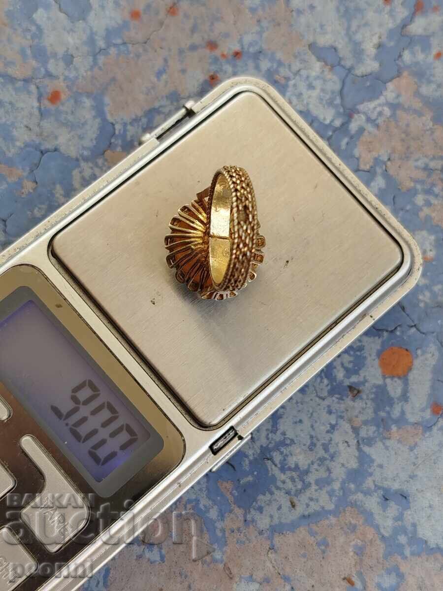 Стар пръстен ,сребро, преди 44г.-четете описанието - 7