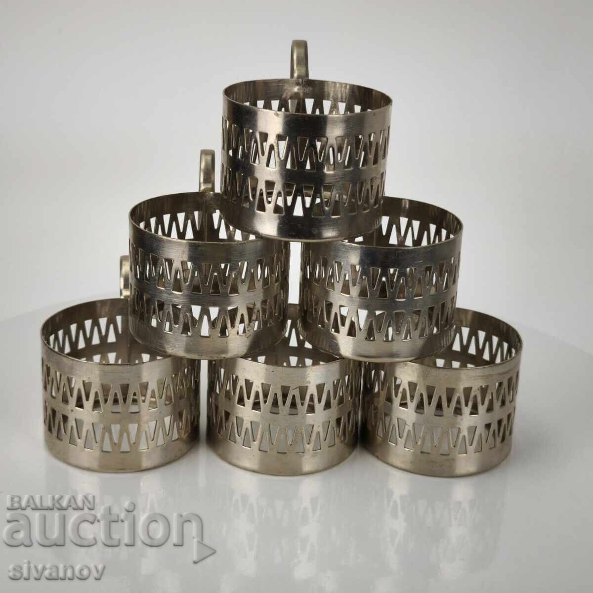 Σετ από 6 σουβέρ σερβίτσιο Βουλγαρία #6149