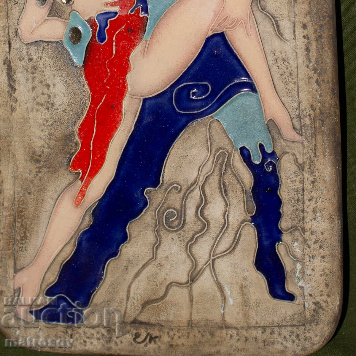 Διακοσμητικό κεραμικό πάνελ, χορός "Τango" - 5