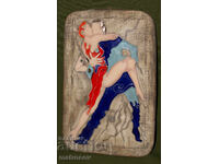 Decorative ceramic panel, dance "Tango"