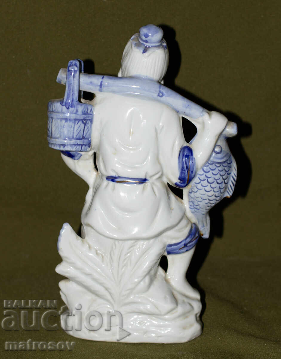 Παράδοση Διακοσμητική πορσελάνινη φιγούρα ψαρά