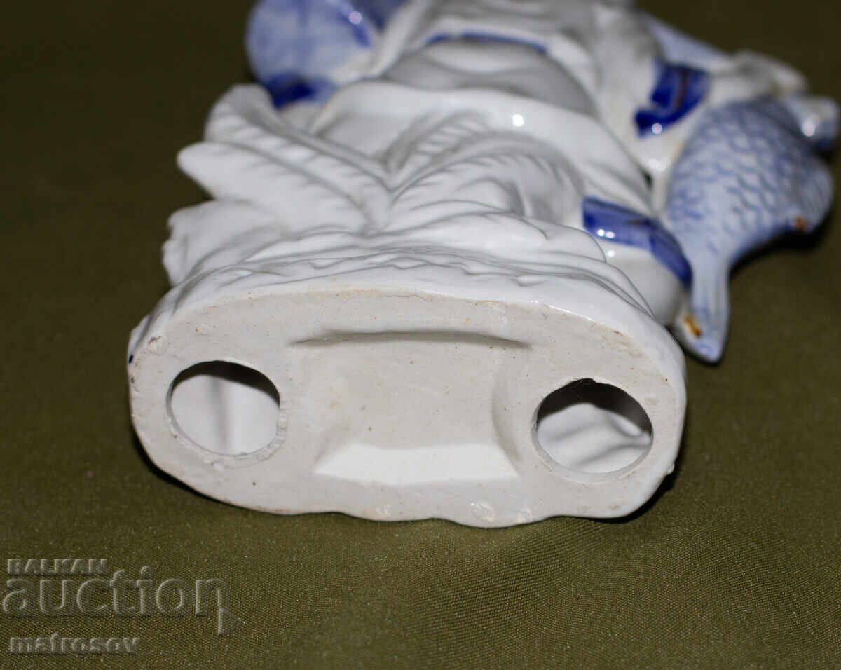 Διακοσμητική πορσελάνινη φιγούρα ψαρά - 6