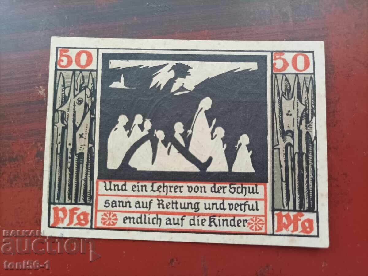 Germany, Notgeld from Naumburg, 50 Pfennig 1920 UNC with price 6.00 BGN | € 3.07 Germany, Notgeld from Naumburg, 50 Pfennig 1920 UNC with price 6.00 BGN | € 3.07