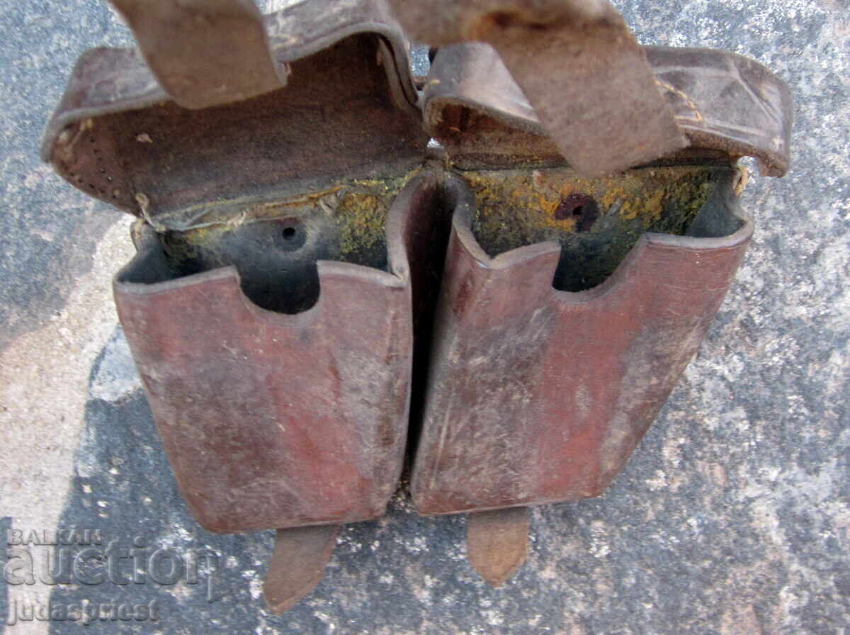 V.S.V. Tsarstvo Bŭlgariya Βουλγαρική Βασιλική Στρατιωτική Δερμάτινη Παλάσκα - 6 V.S.V. Tsarstvo Bŭlgariya Βουλγαρική Βασιλική Στρατιωτική Δερμάτινη Παλάσκα - 6