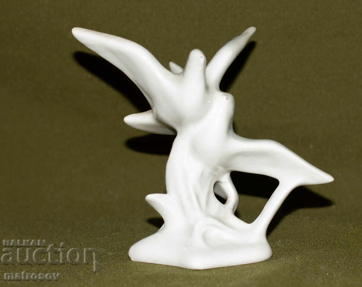 Διακοσμητικό πορσελάνινο ειδώλιο πουλιών