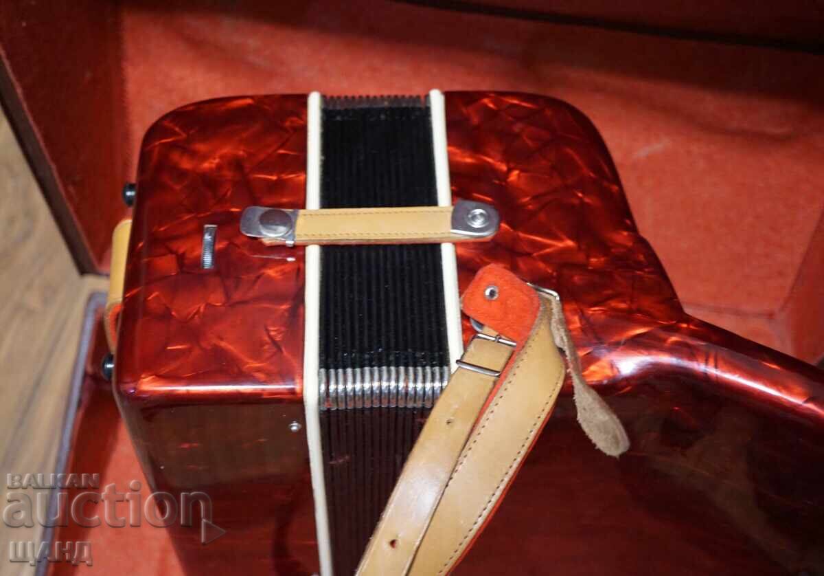 Lignatone Acordeon 120 basi instrument muzical excelent - 7