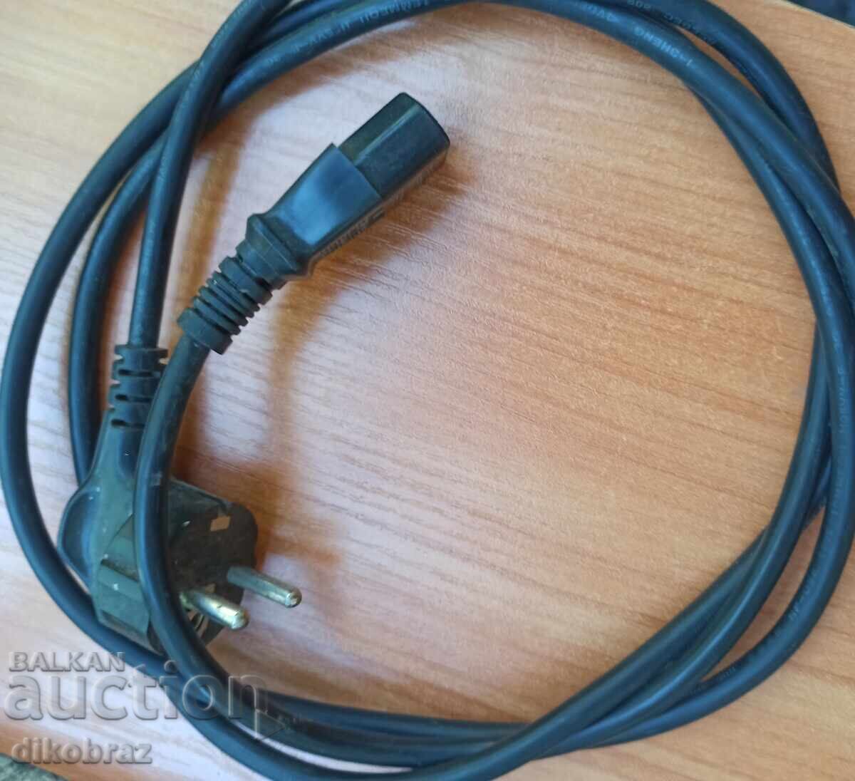 Auction  Power cable for computer / monitor - for lev