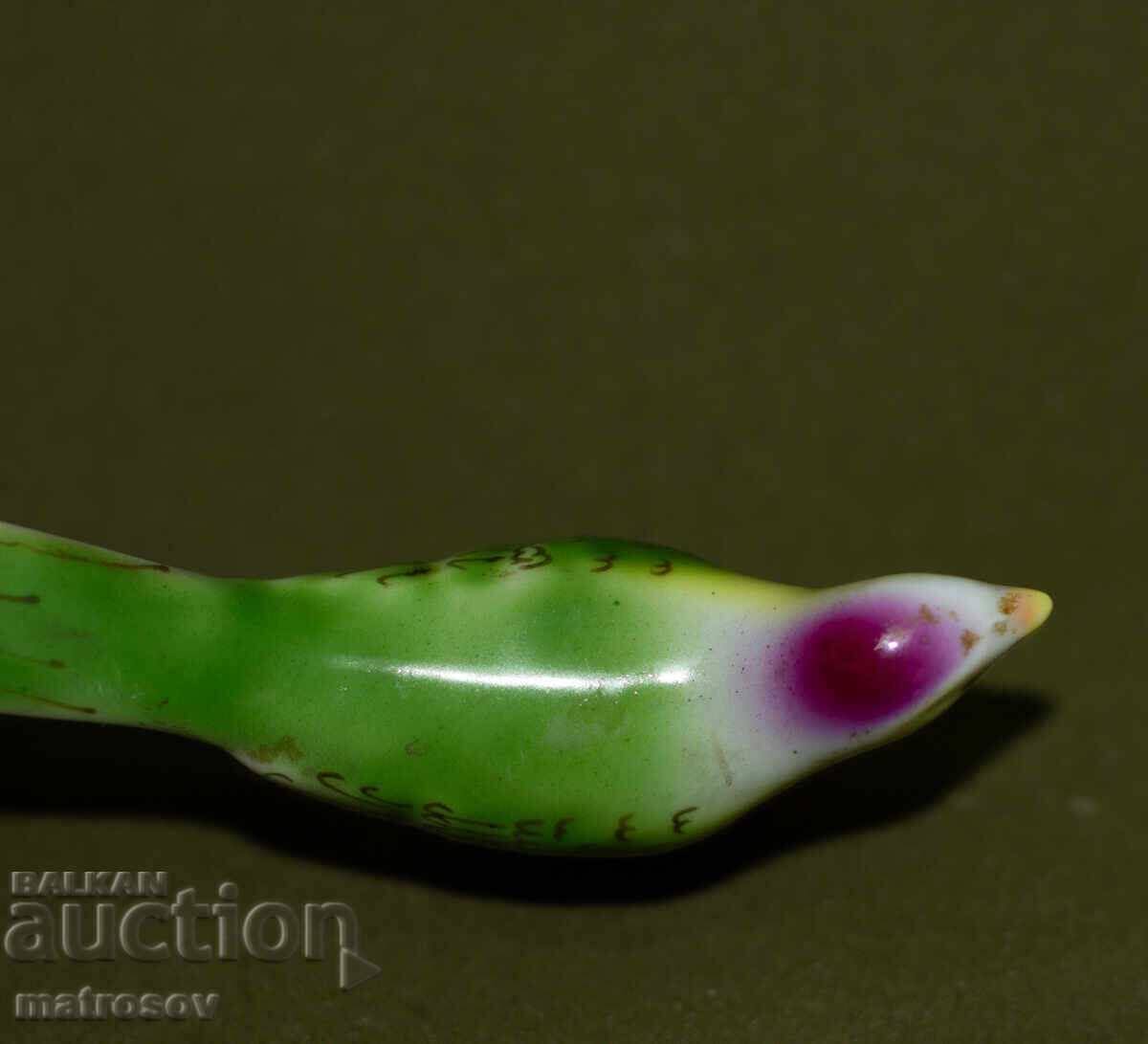 Old porcelain figurine of a singing bird - 6 Old porcelain figurine of a singing bird - 6