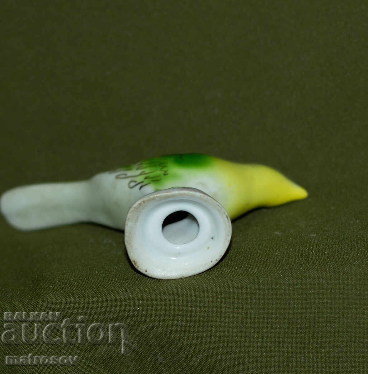 Old porcelain figurine of a singing bird - 7 Old porcelain figurine of a singing bird - 7