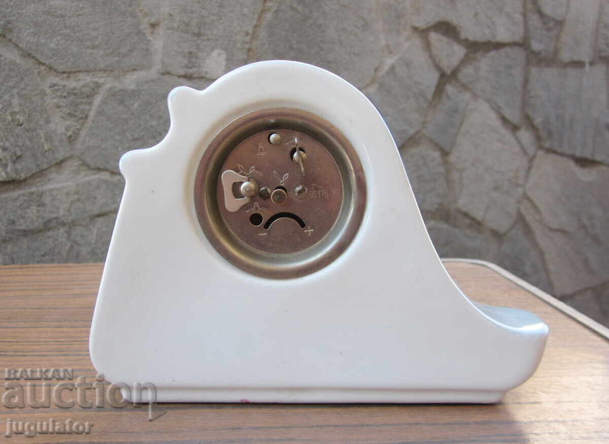 Antique Porcelain Table Clock Porcelain ALBA JULIA - 5