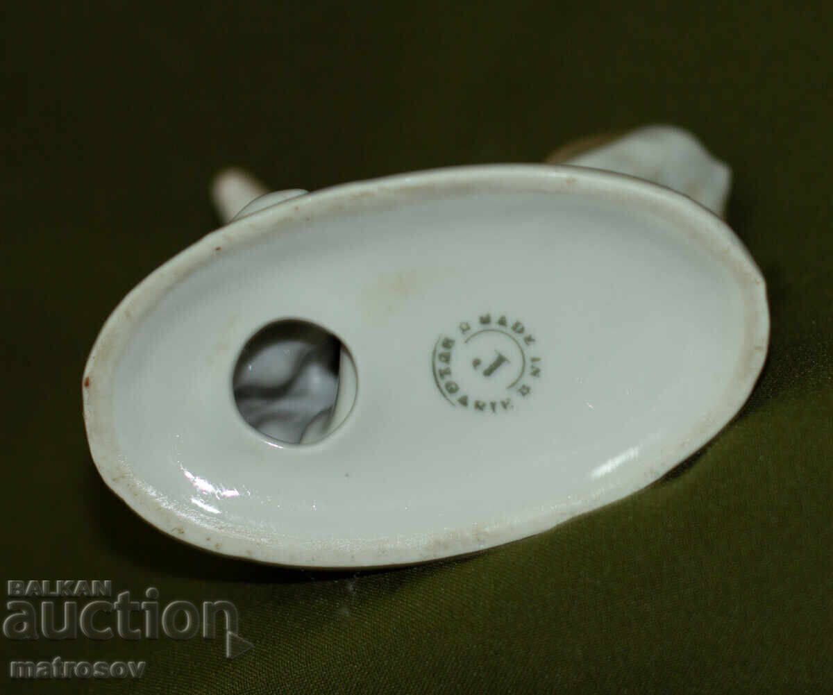 Old Bulgarian Porcelain Deer Figurine - 6