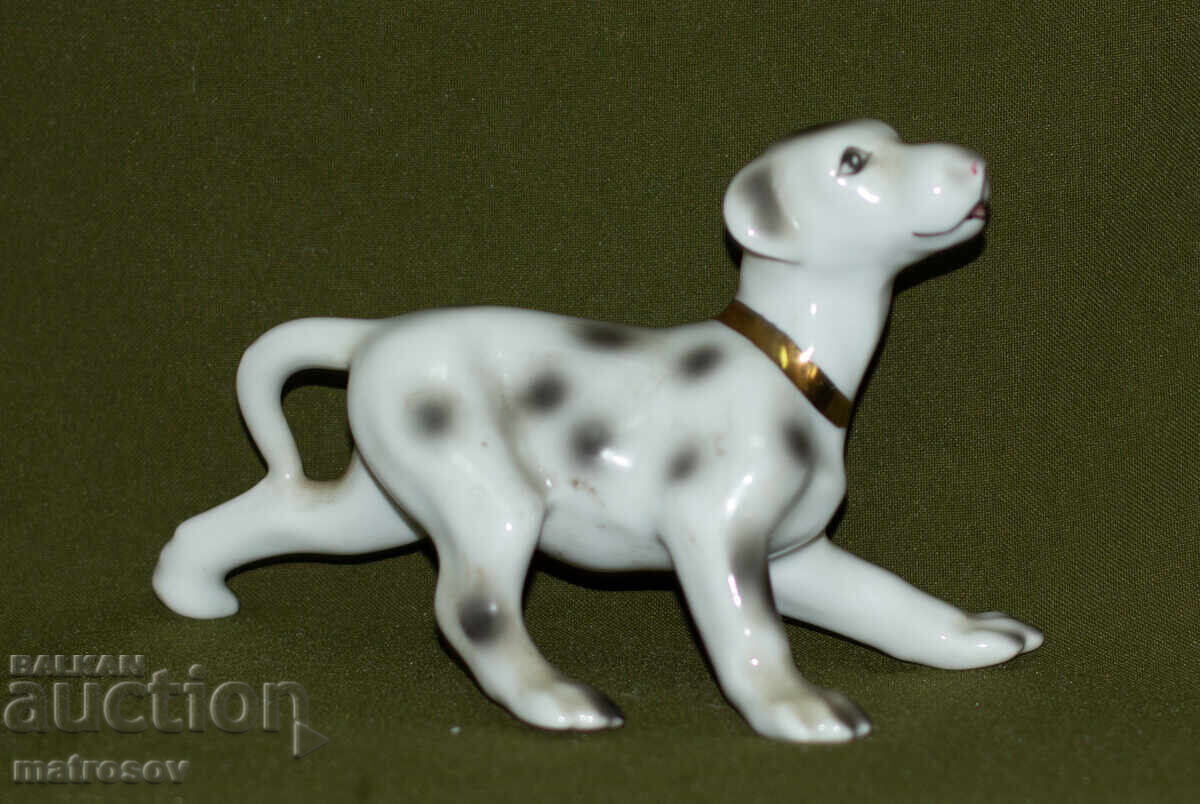 Old porcelain Dalmatian figurine