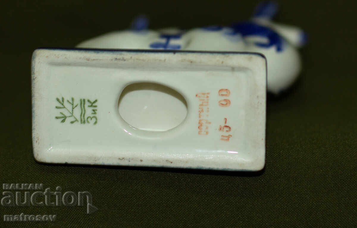 Стара руска порцеланова статуетка Конаково - 6