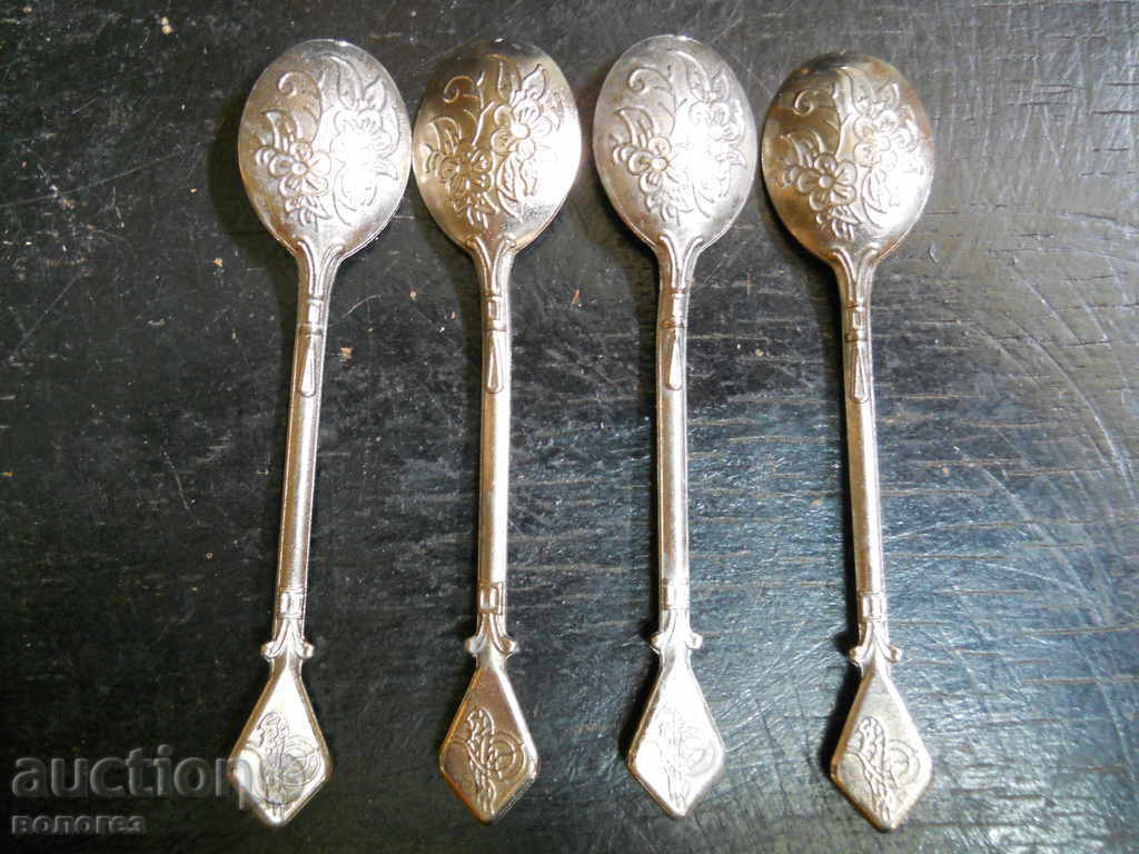 Комплект лъжички за чай с тугра - 4 бр с цена 12.00 лв. | € 6.14 Комплект лъжички за чай с тугра - 4 бр с цена 12.00 лв. | € 6.14