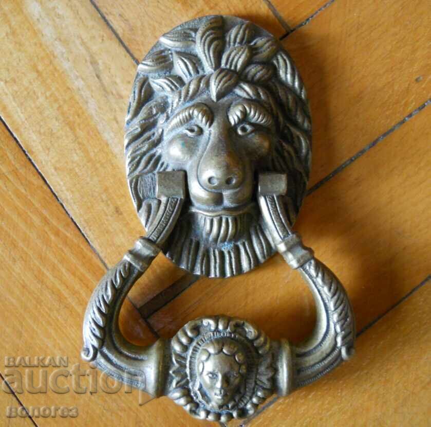 Large Antique Bronze Gate Knocker