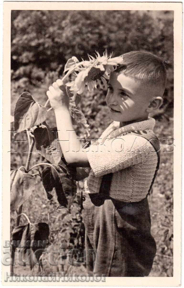 1939 FOTOGRAFIE VECHE CEPINO BĂIAT LA EXCURSIE COLECȚIE PRIVATĂ E311