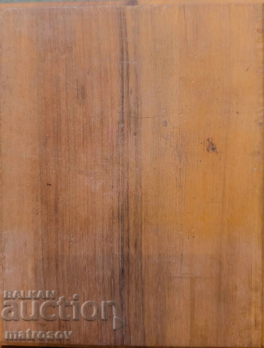 Съвременна дърворезба икона "Богородица с Младенеца" - 6