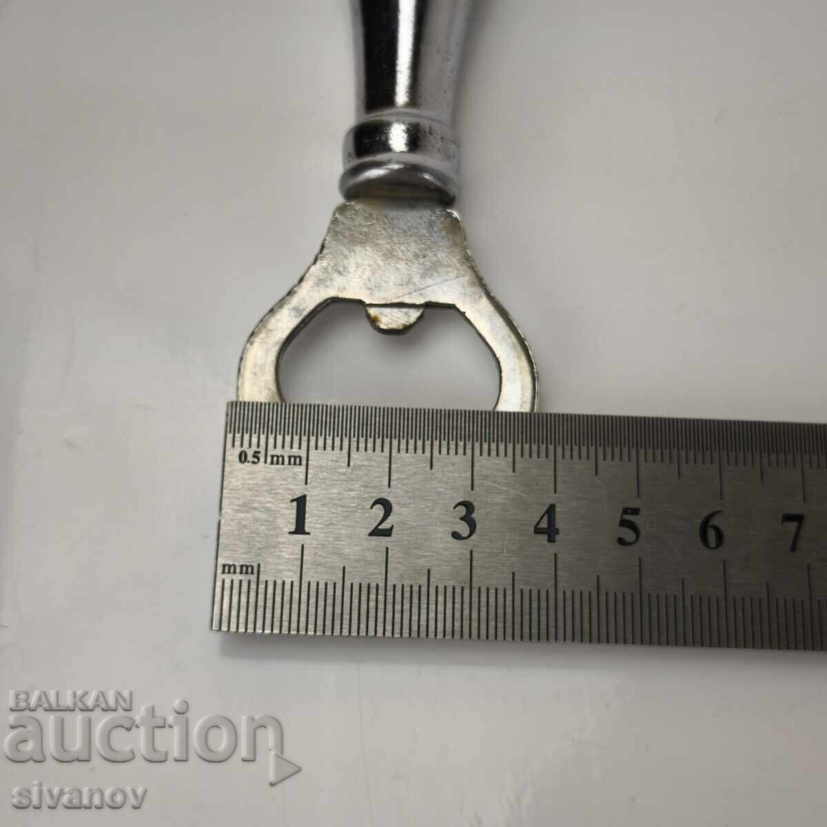 Old metal Coca-Cola bottle opener with a rattle #6150 - 7 Old metal Coca-Cola bottle opener with a rattle #6150 - 7