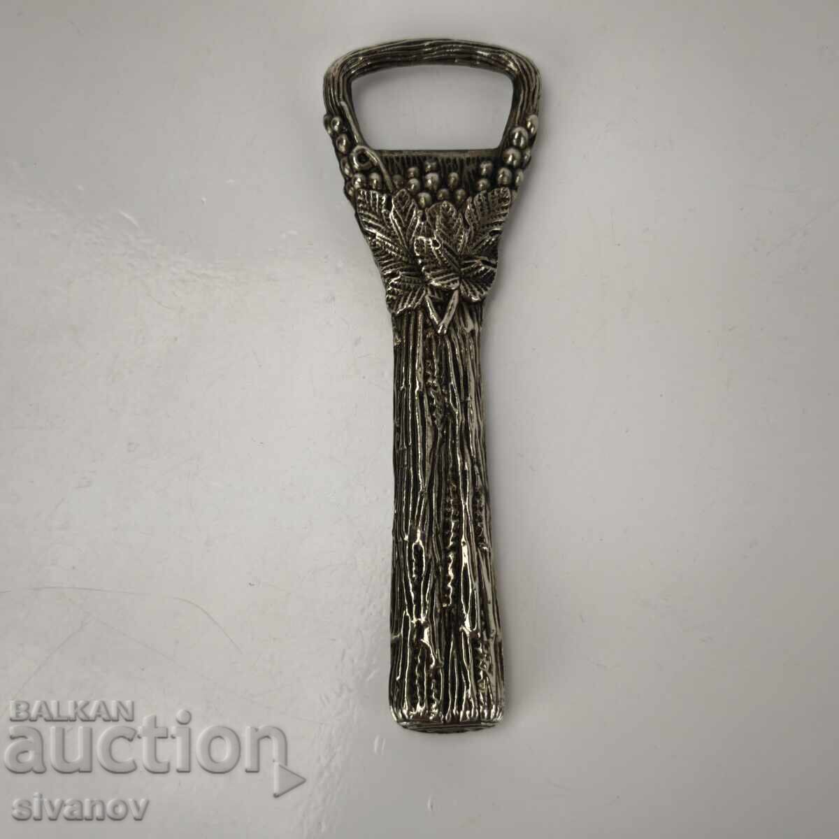 Old metal bottle opener with grape motifs #6151 with price 14.99 BGN | € 7.66