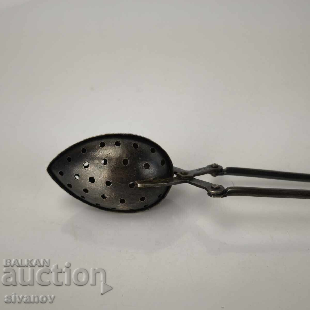 Old metal teaspoon for tea infusion USSR #6152 with price 14.99 BGN | € 7.66 Old metal teaspoon for tea infusion USSR #6152 with price 14.99 BGN | € 7.66