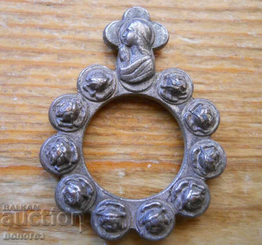 Επάργυρο δαχτυλίδι με κομποσκοίνι της Παναγίας με τιμή 15.00 BGN | € 7.67