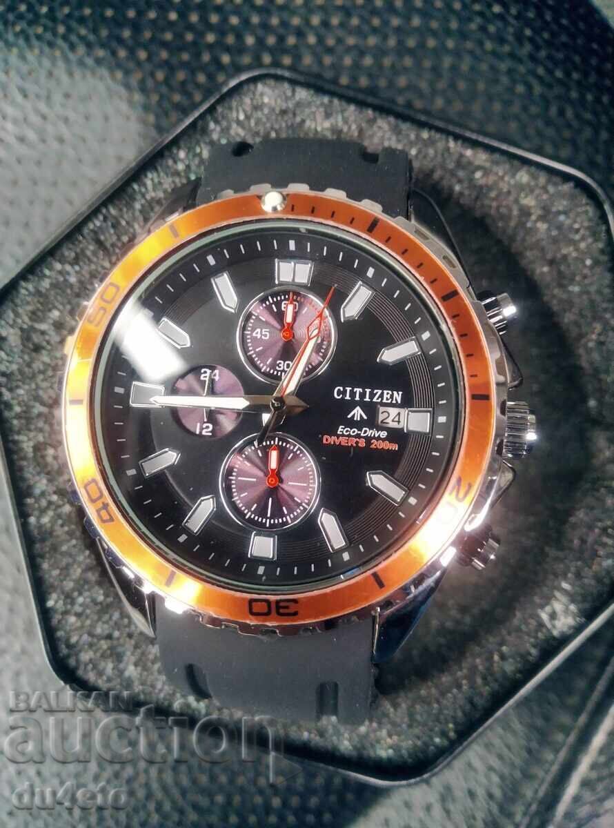 Ανδρικό ρολόι χειρός Citizen CA0718, αδιάβροχο, ημερομηνία, χρονογράφος Ανδρικό ρολόι χειρός Citizen CA0718, αδιάβροχο, ημερομηνία, χρονογράφος