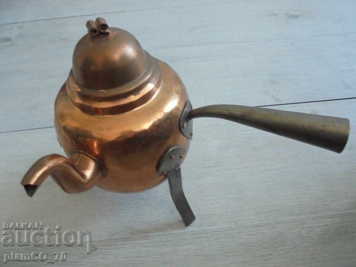 №*8184 Ceainic vechi metalic / de cupru - 5 №*8184 Ceainic vechi metalic / de cupru - 5