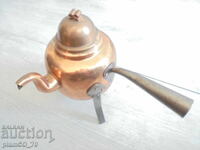 №*8184 Ceainic vechi metalic / de cupru
