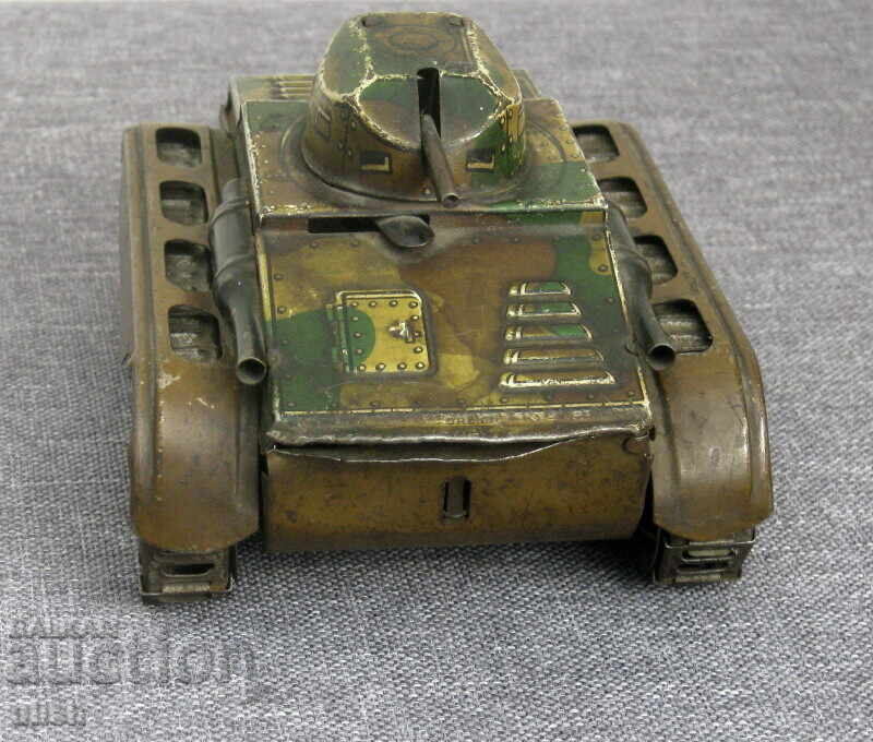 Δημοπρασία Γερμανικό μεταλλικό μηχανικό τενεκεδένιο παιχνίδι μοντέλο τανκ Α680 Δημοπρασία Γερμανικό μεταλλικό μηχανικό τενεκεδένιο παιχνίδι μοντέλο τανκ Α680