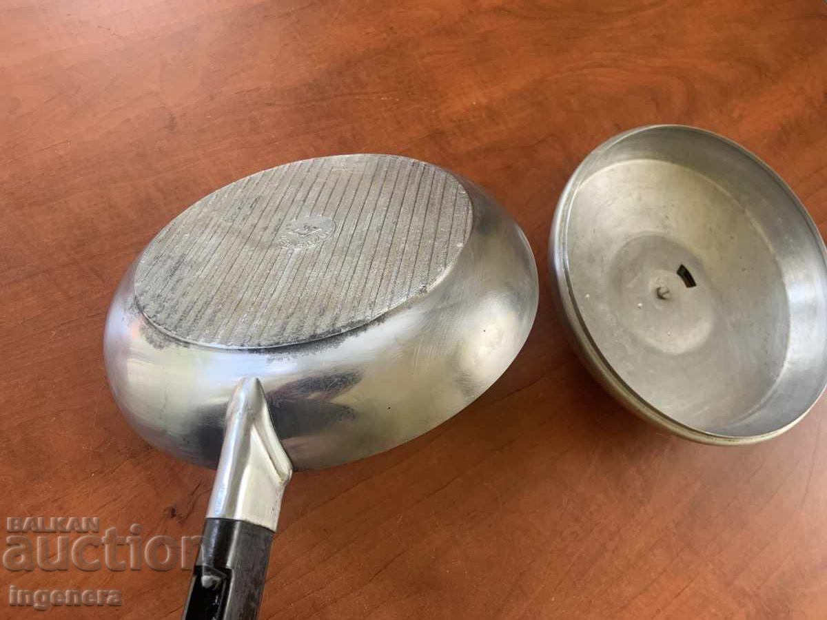 ΤΗΓΑΝΙ ΚΑΤΣΑΡΟΛΑ ΑΠΟ ΣΟΣΙΑΛΙΣΤΙΚΗ ΕΣΣΔ ΜΕ ΚΑΠΑΚΙ - ΜΑΣΙΦ ΚΑΙ ΒΑΡΥ με τιμή 45.00 BGN | € 23.01