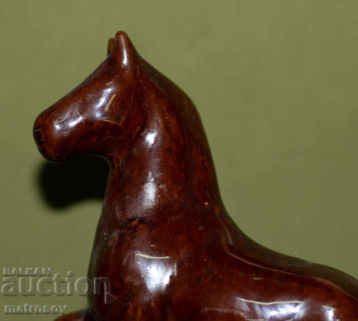 Декоративна керамична скулптура на кон - 6