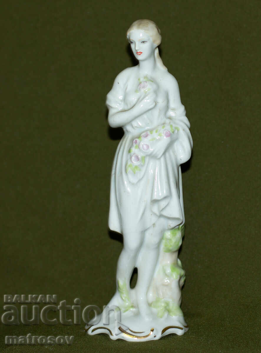 Ρουμανικό πορσελάνινο ειδώλιο κοπέλας Ρουμανικό πορσελάνινο ειδώλιο κοπέλας