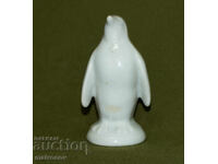 Statuetă decorativă din porțelan, pinguin alb