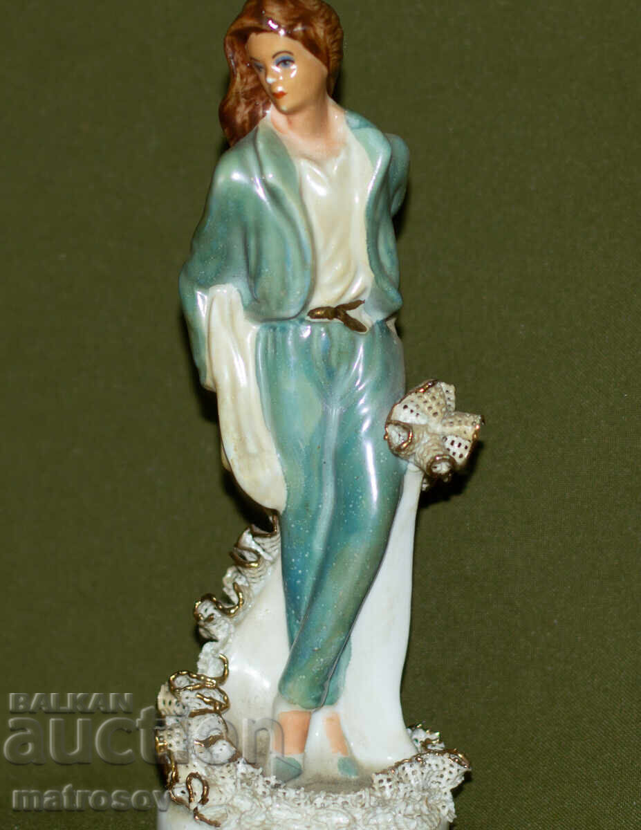 Romanian porcelain figurine of a woman with price 120.00 BGN | € 61.36