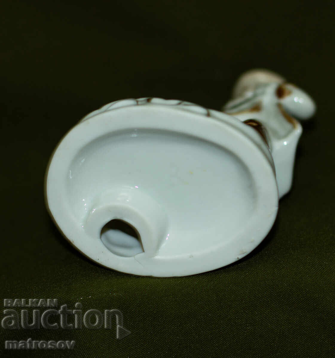 Veche statuetă de porțelan cu un cuplu de muzicanți - 6