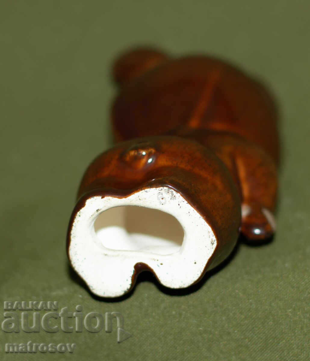 Παλαιό ρωσικό πορσελάνινο ειδώλιο της αρκούδας Μίσα 1980 - 6