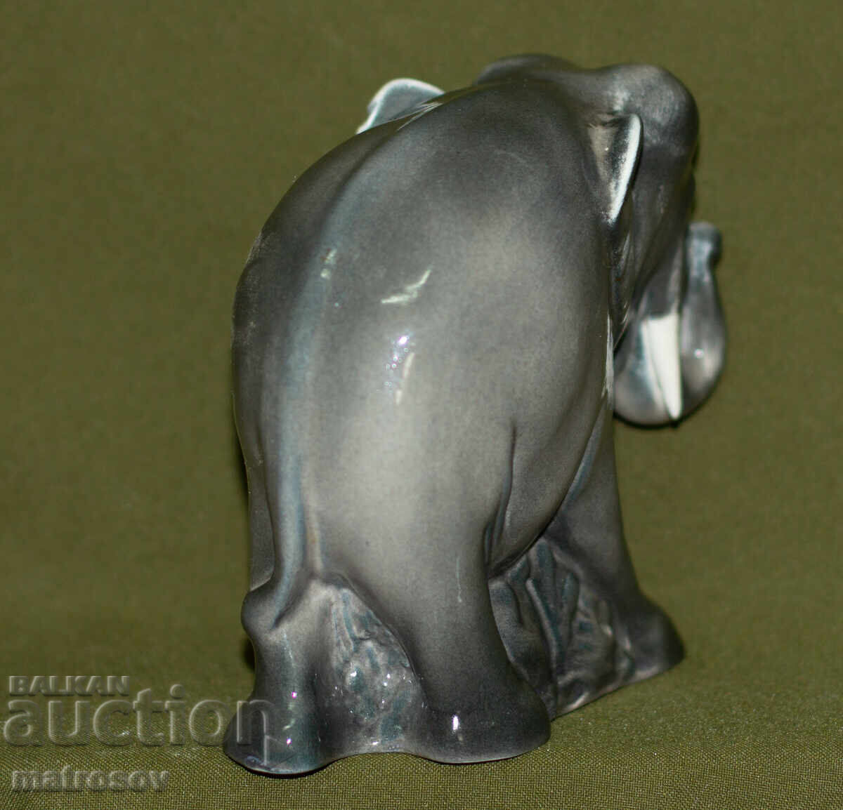 Auction  Decorative porcelain figurine, elephant