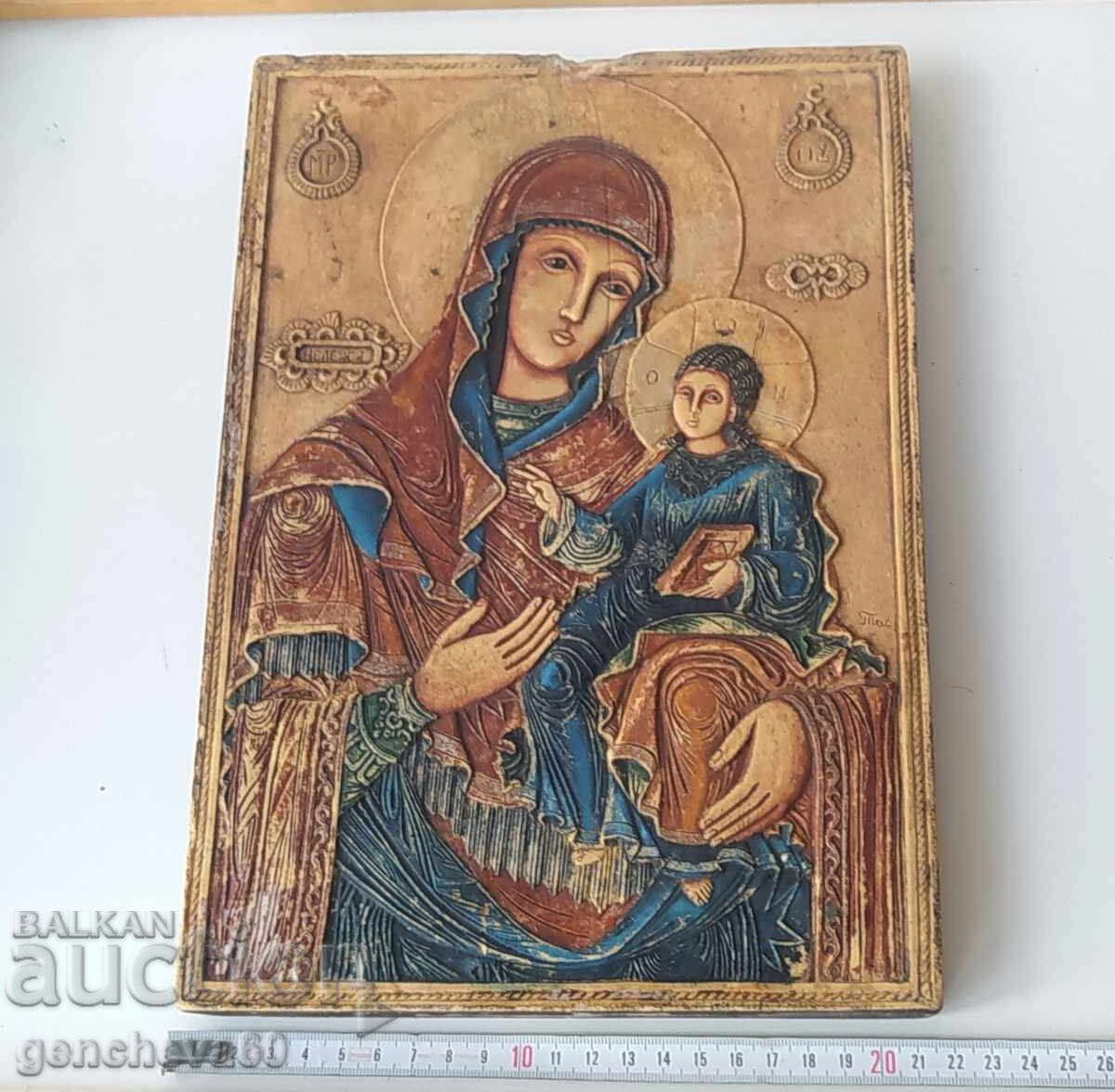 Old Icon of the Holy Mother of God with the Child with price 50.00 BGN | € 25.56