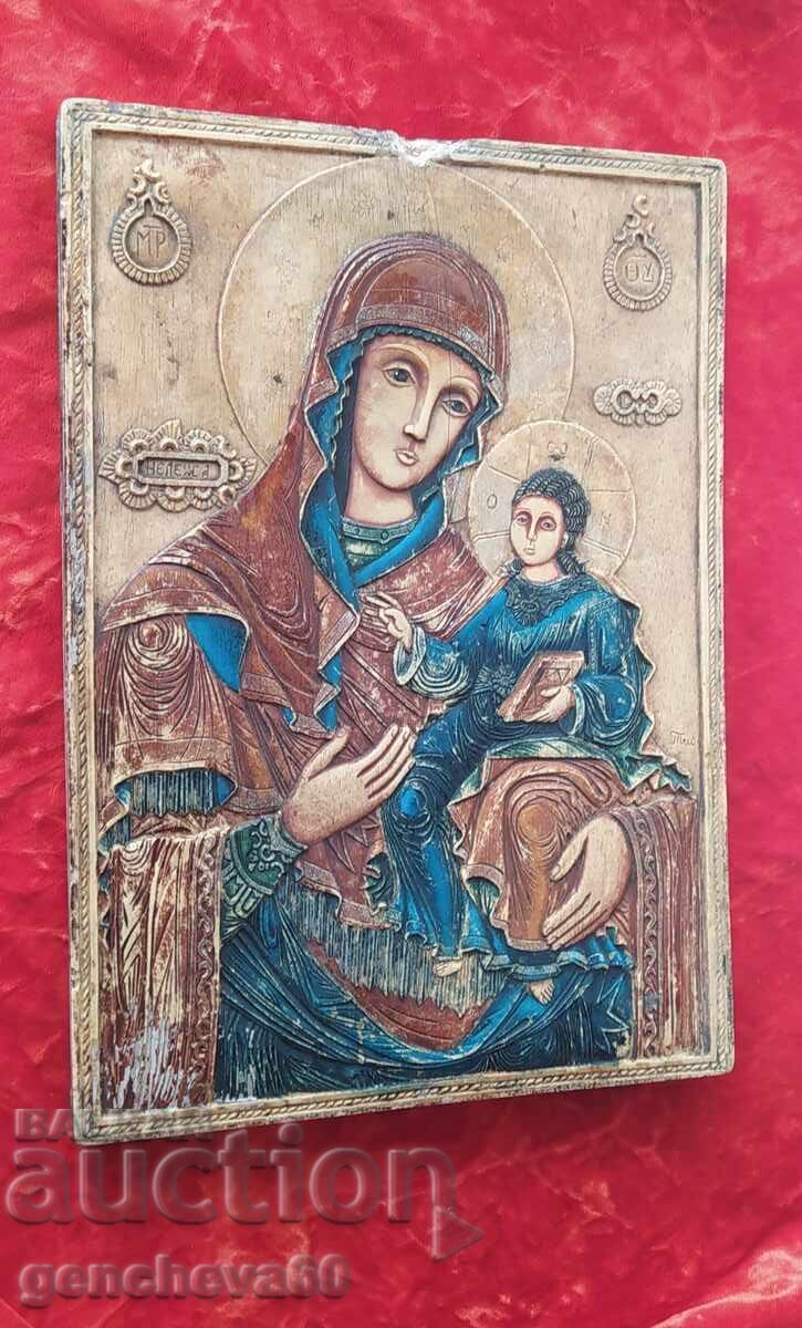 Auction  Old Icon of the Holy Mother of God with the Child
