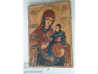 Old Icon of the Holy Mother of God with the Child
