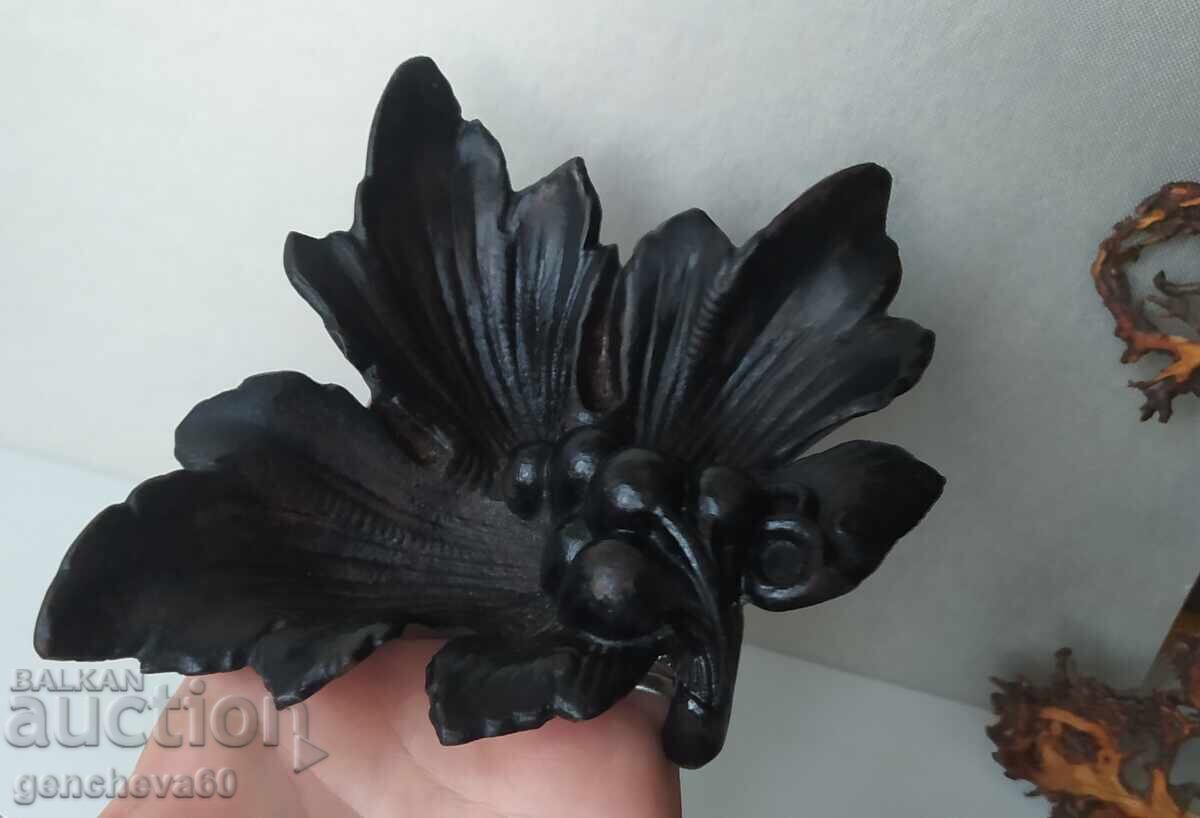 ΚΑΣΛΙ φιγούρα αρκούδα 1963 και σταχτοδοχείο 1989 χυτοσίδηρος - 6