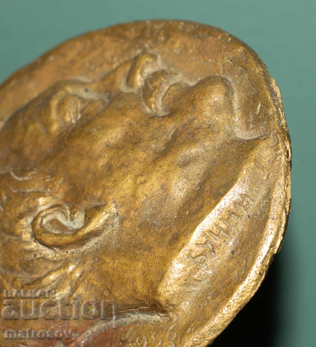 Δημήτρης Μπουτσίνσκι (1910 -1991) Χάλκινο γλυπτό ανάγλυφο - 6