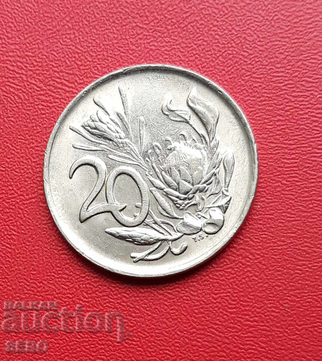 Africa de Sud - 20 cenți 1989 Africa de Sud - 20 cenți 1989