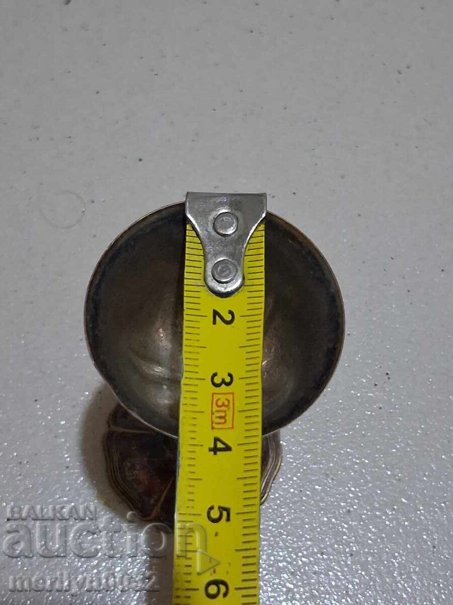 Παράδοση 5 τεμάχια ποτήρια απεριτίφ παχιά επιχρυσωμένα σετ ποτηριών