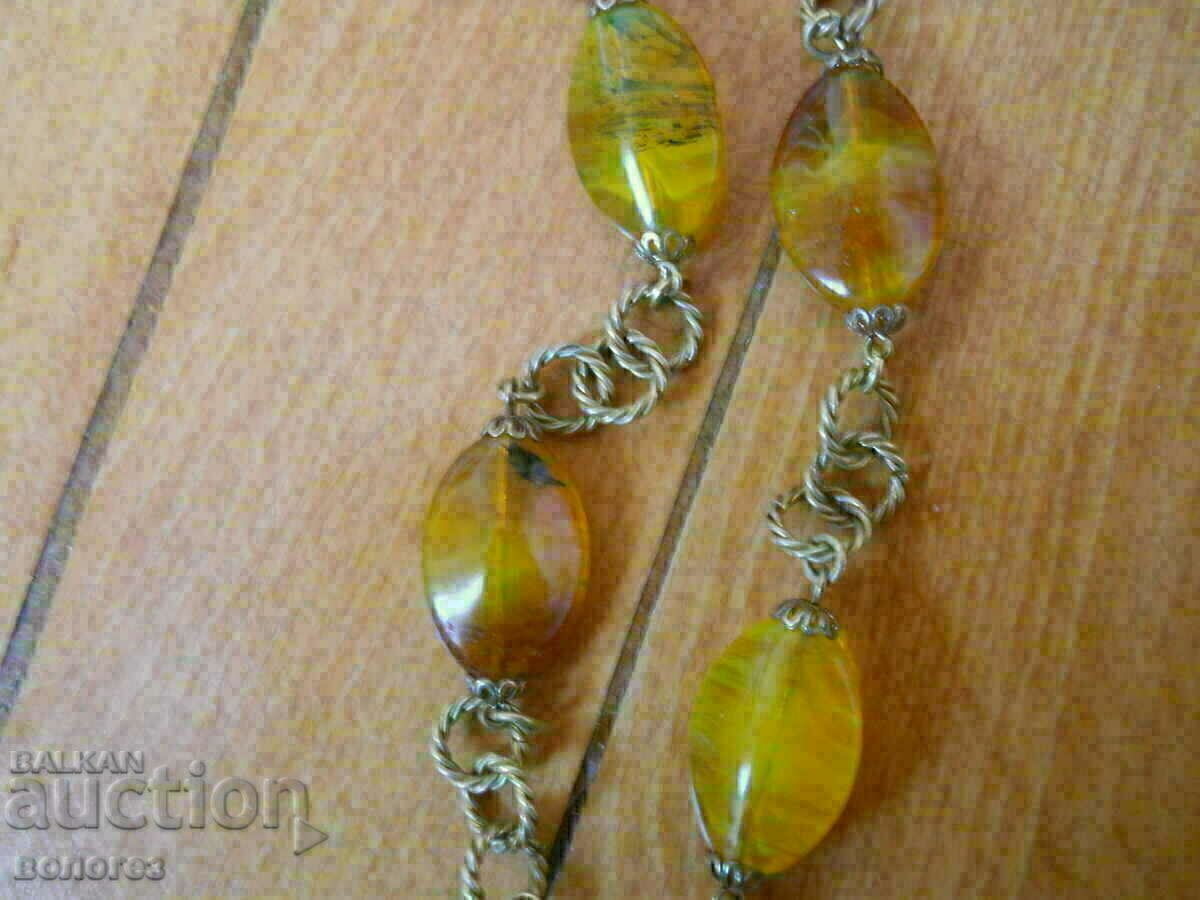 Δημοπρασία Κολιέ από κεχριμπάρι της Βαλτικής αντίκα