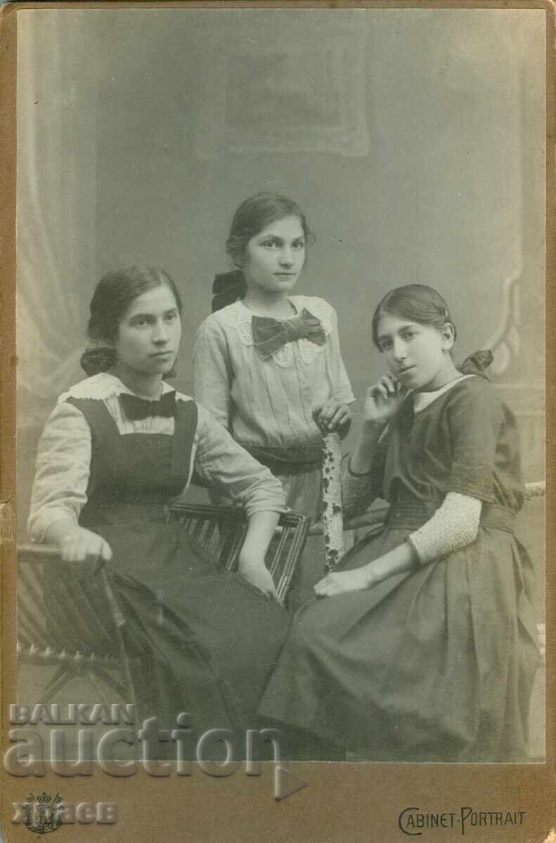 СТАРА ФОТОГРАФИЯ - КАРТОН - А.СТОЯНОВ - СОФИЯ - 1904